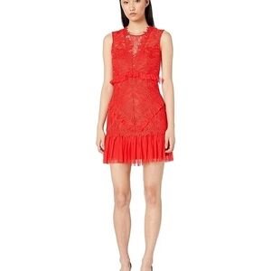 Bardot Vibrant Red Mini Dress S